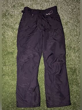 Slalom Womens Medium Black Insulated Snow Ski Pants Winter Sports